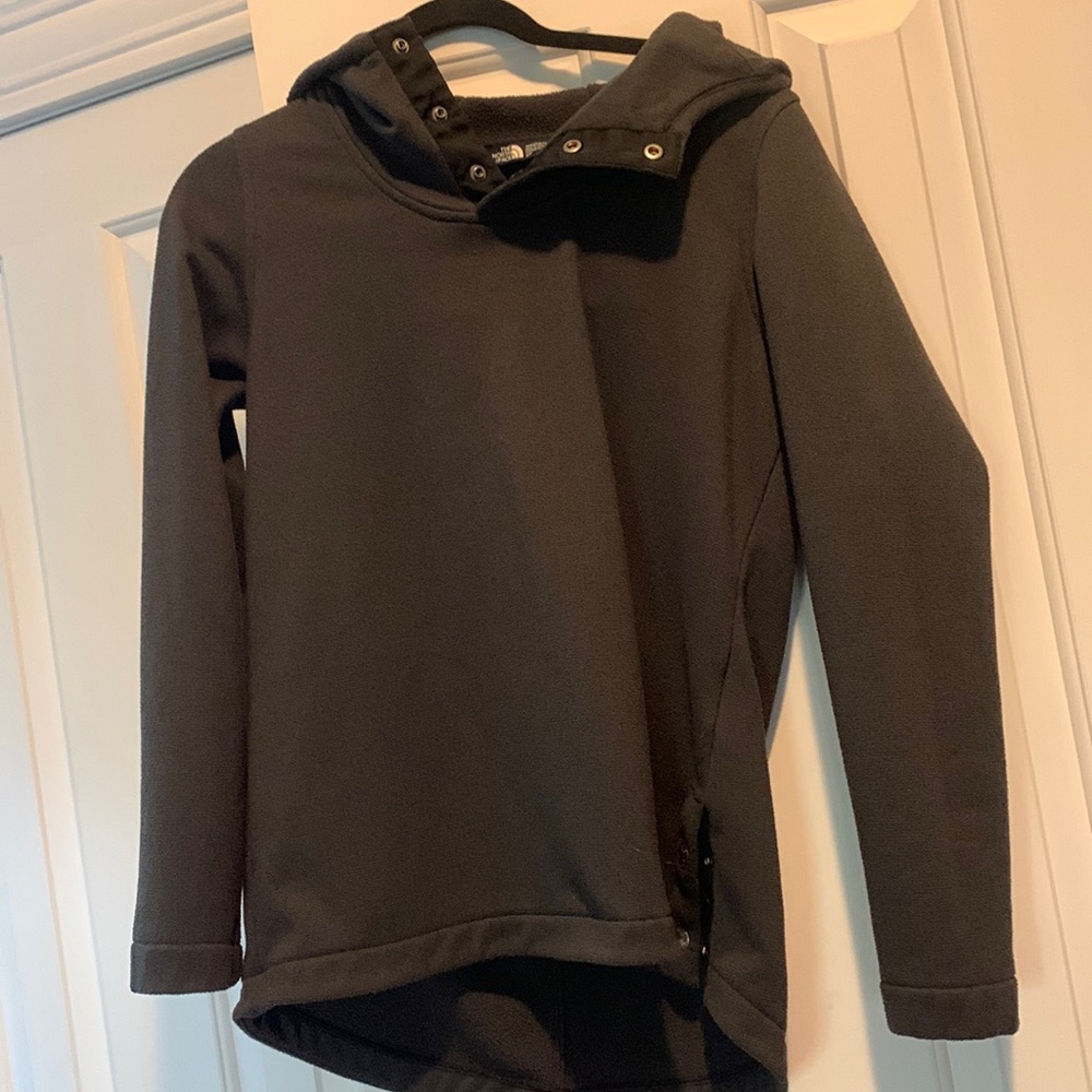 North face fleece hoodie size small